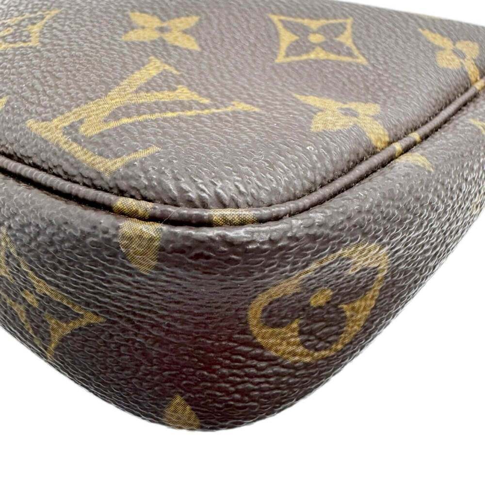 LOUIS VUITTON Authentic Brown Monogram Pochette Pouch - Picture 5 of 15